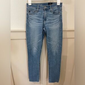 AG Adriano Goldschmied the Stevie Ankle Straight Leg Jeans